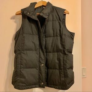 Muji Black Puffer Vest